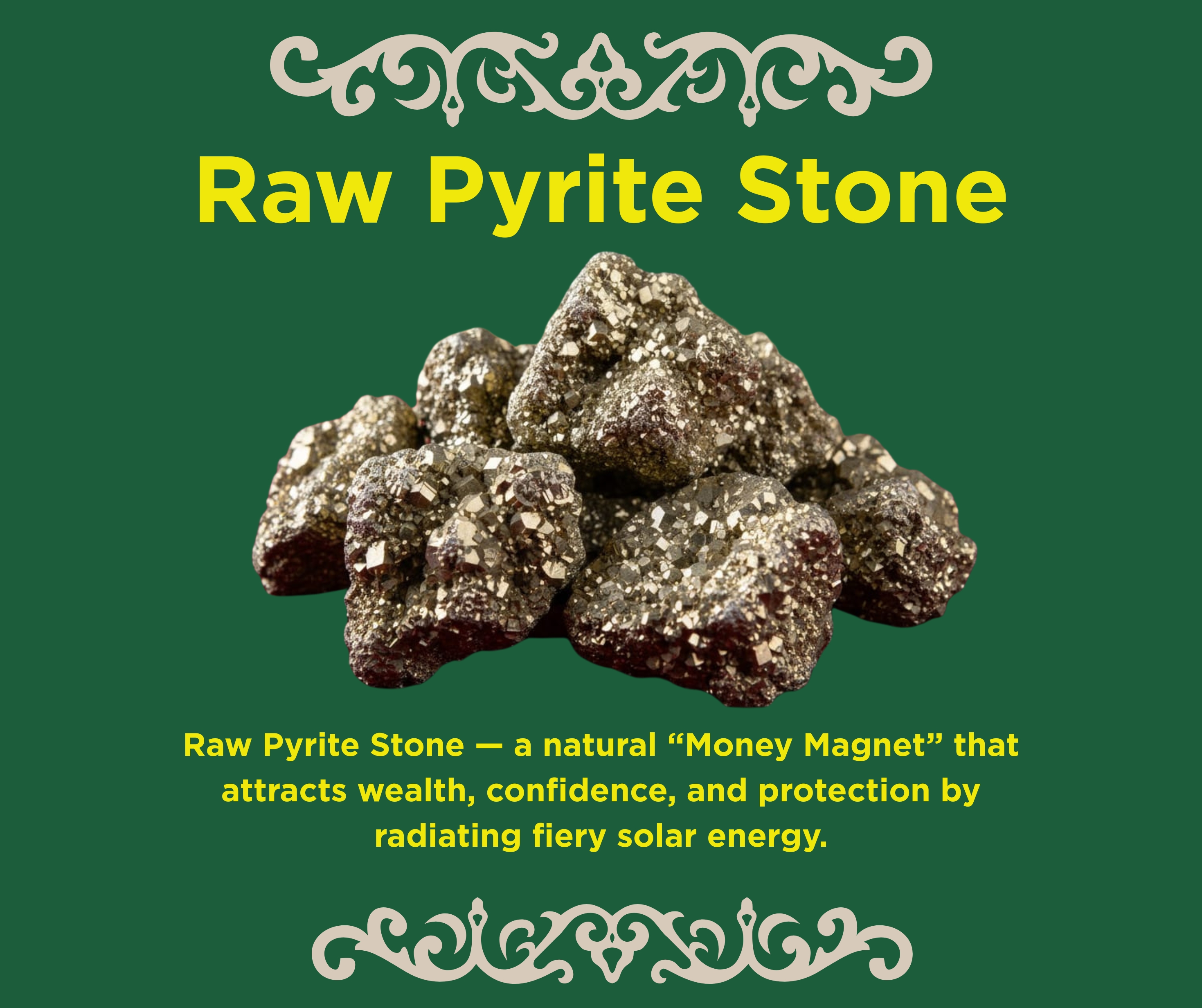  Pyrite Stone – The Fire of Wealth and Power